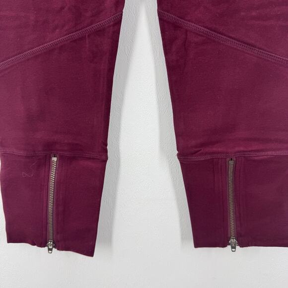 NWT GREY STATE Cross Town Leggings Mars Red sz L Cotton Blend Basic Sustainable - Picture 4 of 8